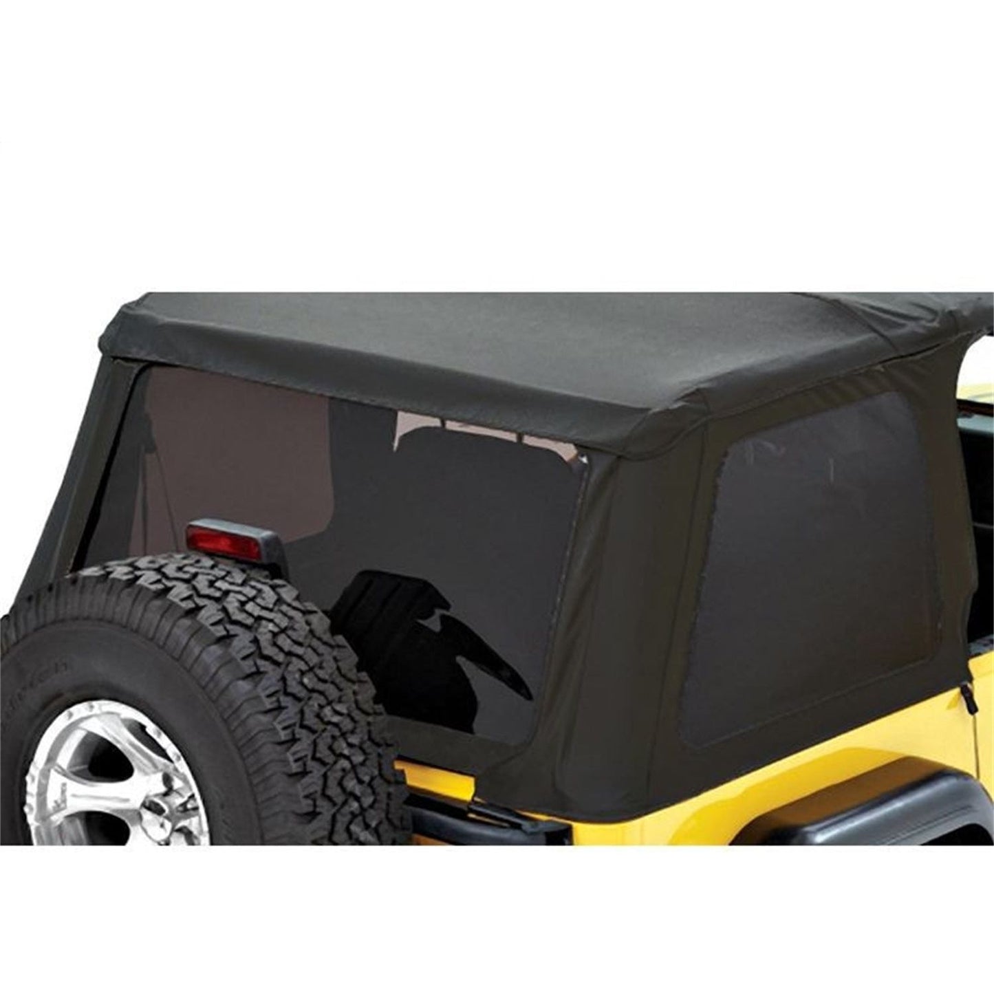 Bestop Window Replacement Set Black Diamond Incl. 2 Side Windows And 1 Rear Window Fits Trektop NX PN[56820] I 58220-35