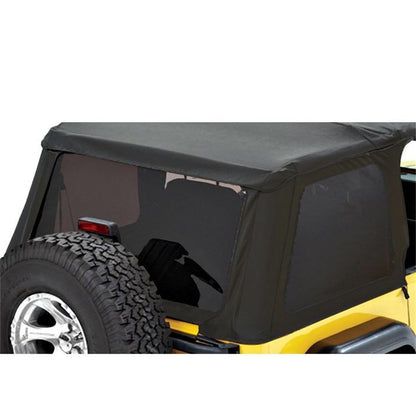 Bestop Window Replacement Set Black Diamond Incl. 2 Side Windows And 1 Rear Window Fits Trektop NX PN[56820] I 58220-35