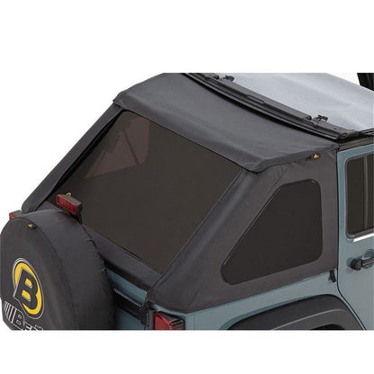 Bestop Window Replacement Set Black Diamond Incl. 2 Side Windows And 1 Rear Window Fits Trektop NX PN[56853] I 58223-35