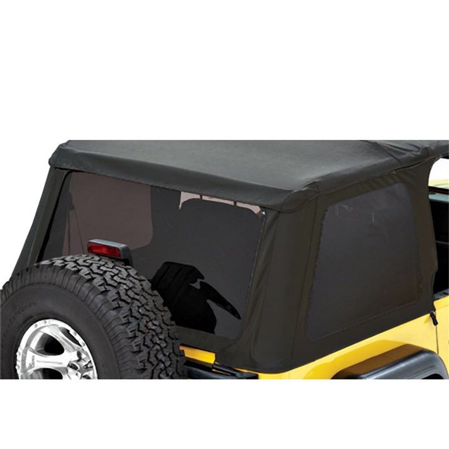 Bestop Window Replacement Set Black Twill Incl. 2 Side Windows And 1 Rear Window Fits Trektop NX PN[56920] I 58420-17