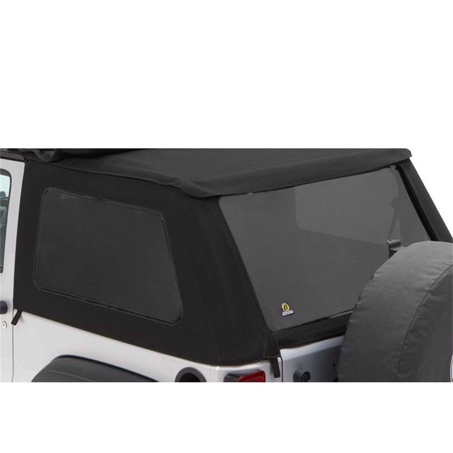 Bestop Window Replacement Set Black Twill Incl. 2 Side Windows And 1 Rear Window Fits Trektop NX PN[56922] I 58422-17