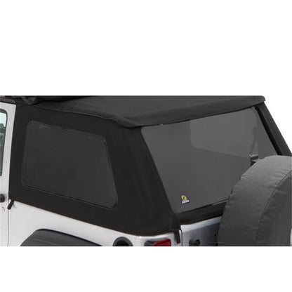 Bestop Window Replacement Set Black Twill Incl. 2 Side Windows And 1 Rear Window Fits Trektop NX PN[56922] I 58422-17