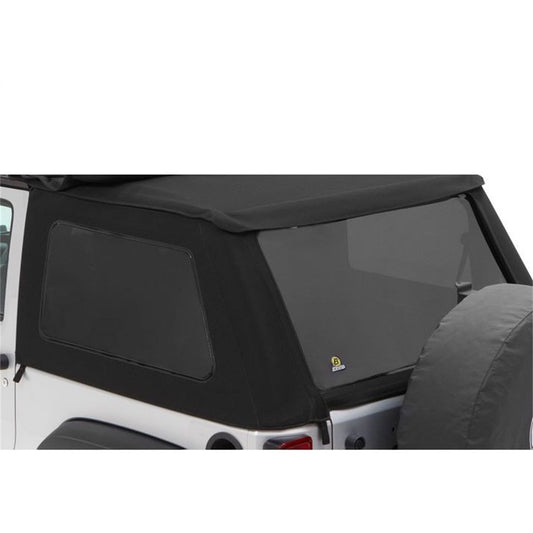 Bestop Window Replacement Set Black Twill Incl. 2 Side Windows And 1 Rear Window Fits Trektop NX PN[56922] I 58422-17