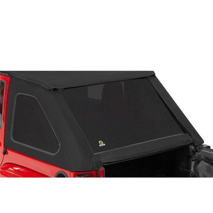 Bestop Window Replacement Set Black Twill Incl. 2 Side Windows And 1 Rear Window Fits Trektop NX PN[56923] I 58423-17