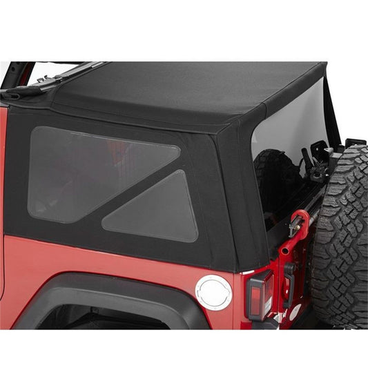 Bestop Window Replacement Set Black Twill Incl. 2 Side Windows And 1 Rear Window SuperTop NX PN[54822] I 58442-17