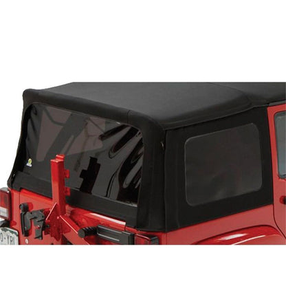 Bestop Window Replacement Set Black Twill Incl. 2 Side Windows And 1 Rear Window SuperTop NX PN[54823] I 58443-17