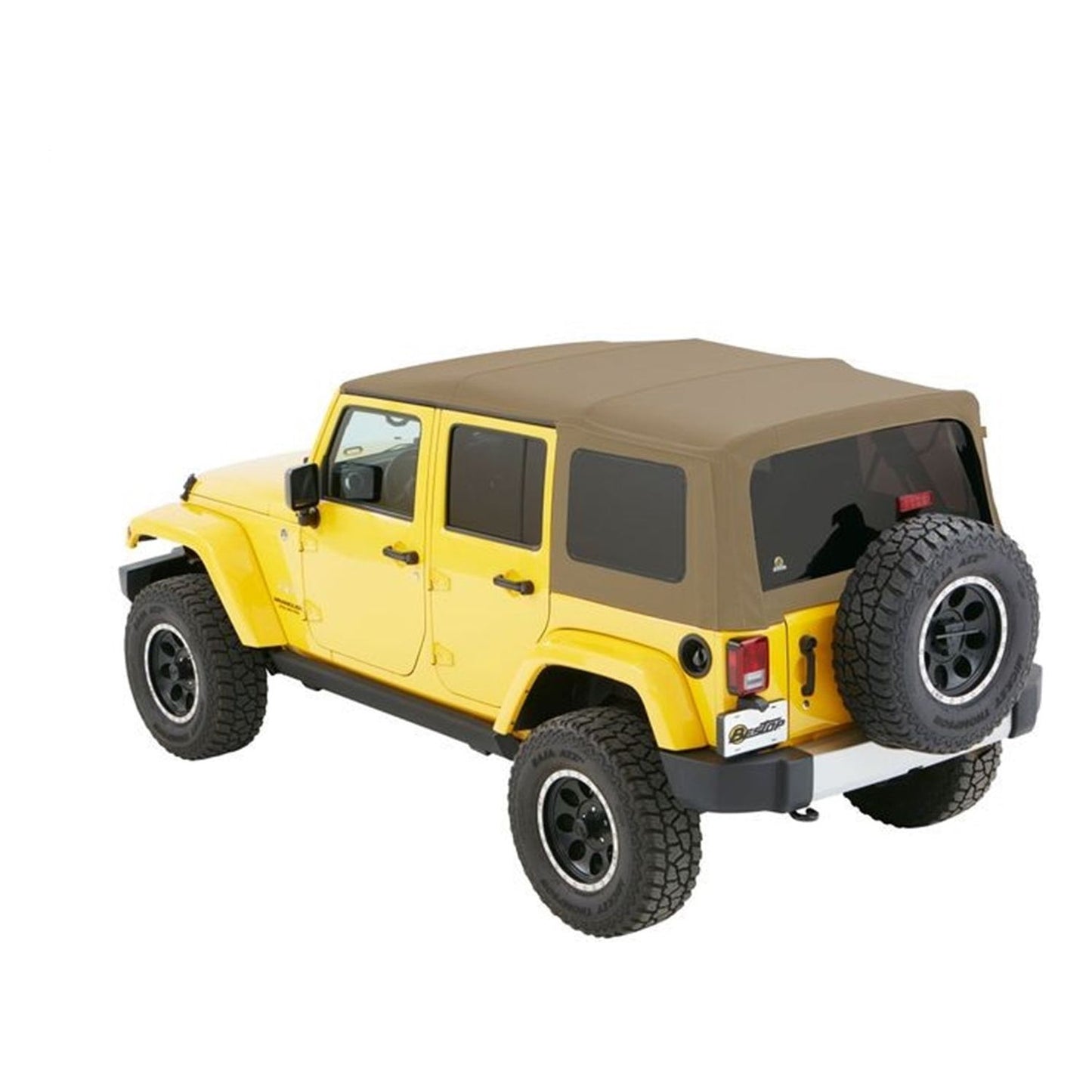 Bestop Window Replacement Set Pebble Beige Twill Incl. 2 Side Windows And 1 Rear Window SuperTop NX PN[54823] I 58443-74