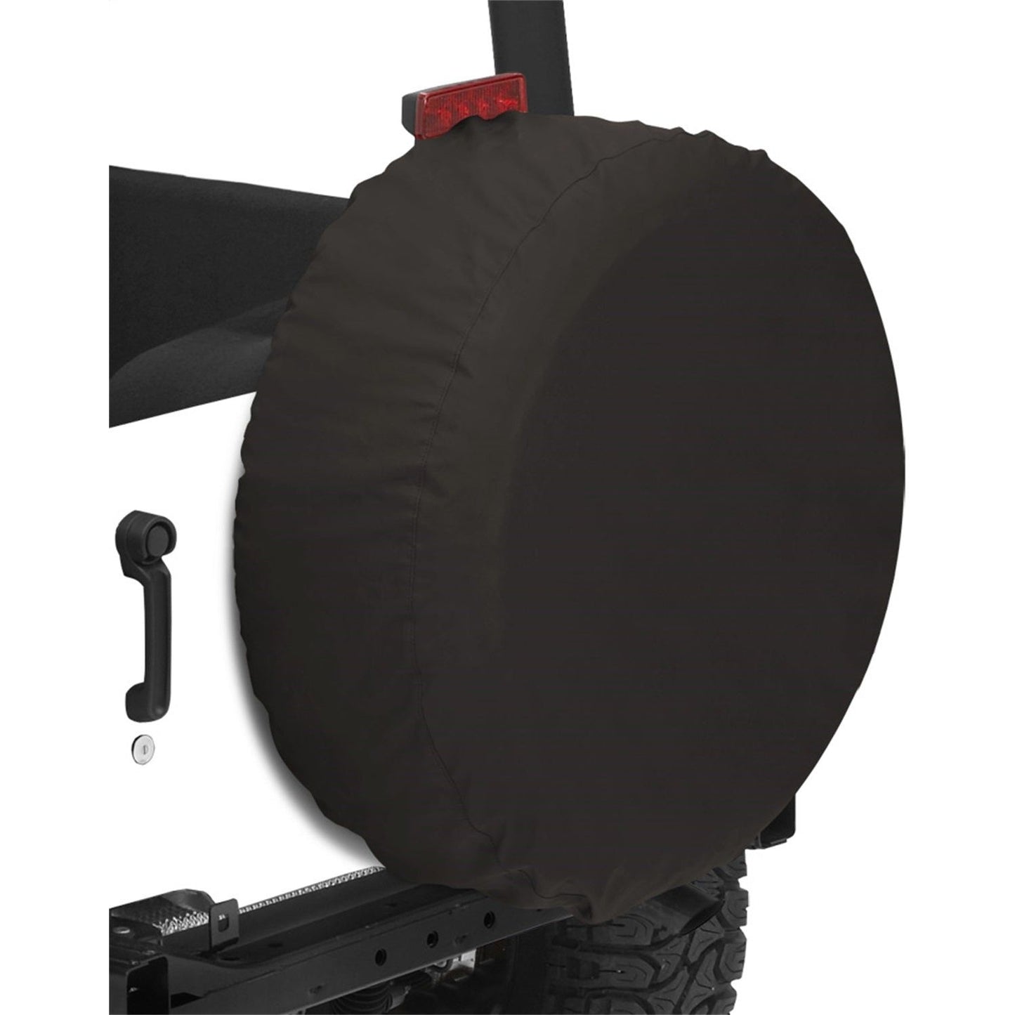 Bestop Spare Tire Cover Black Small 28 in. x 8 in. I 61028-01