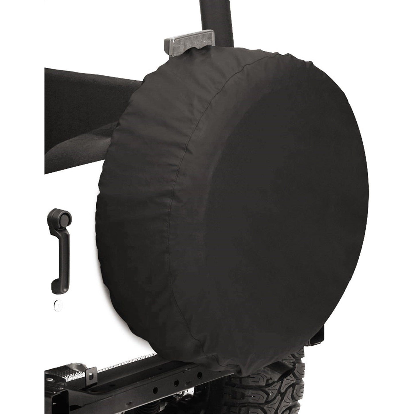 Bestop Spare Tire Cover Black Diamond Large 30 in. x 10 in. I 61030-35