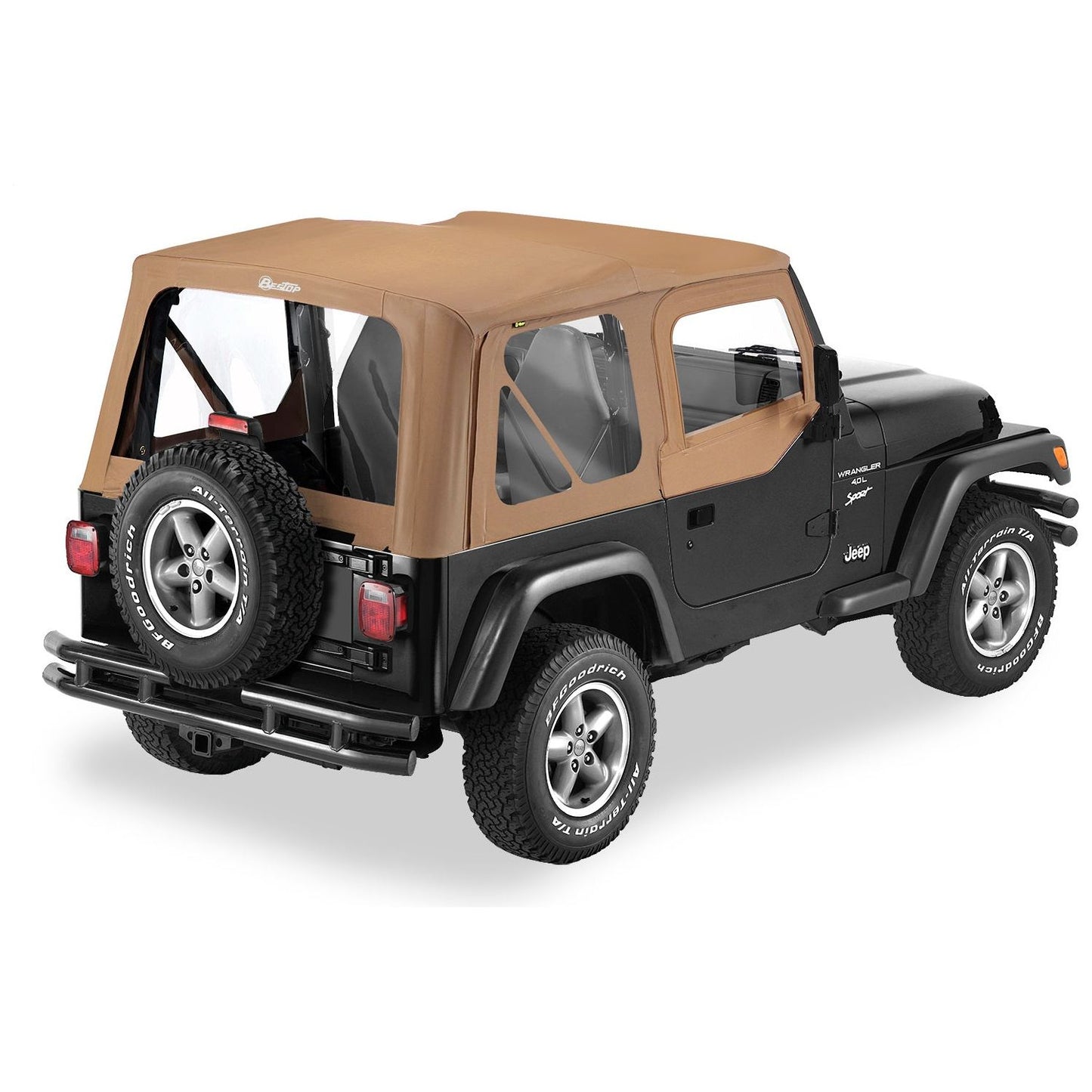 Bestop Replace-A-Top Spice Clear Windows Upper Door Skins Included I 79121-37