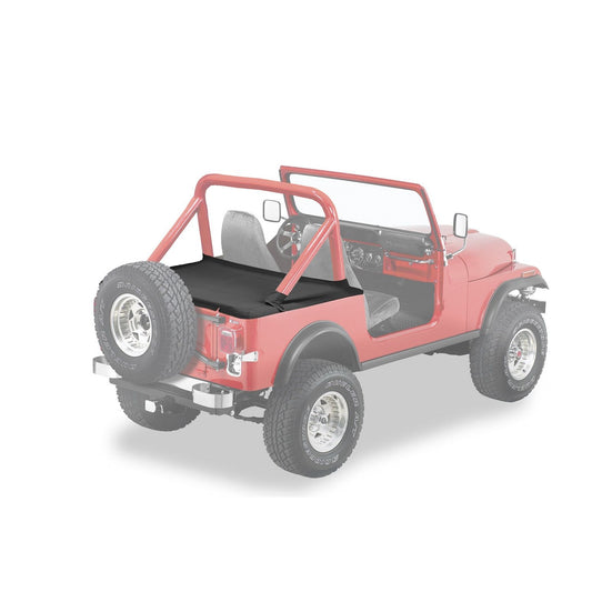 Bestop DusterDeck Cover Black w/Factory Hardtop Removed Incl. Belt Rail Attachment I 90005-01