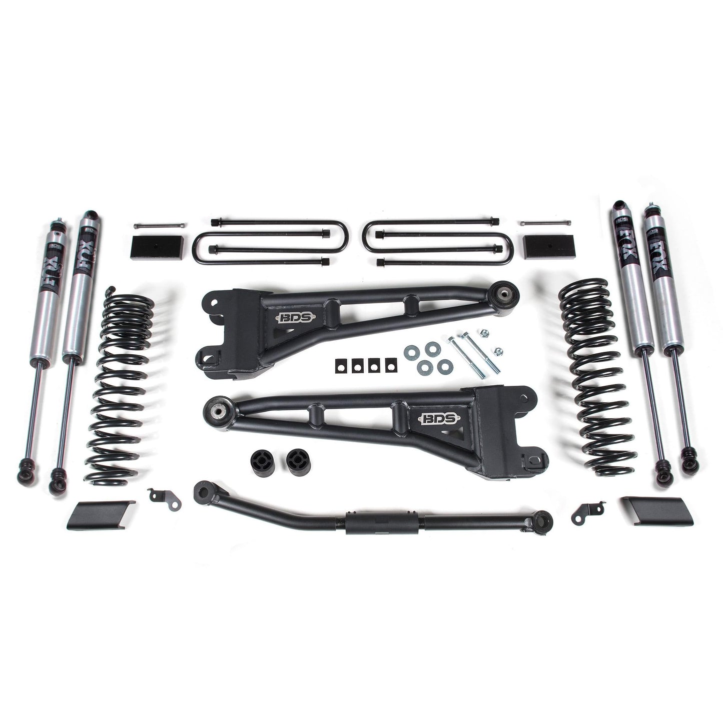 BDS Suspension | 2.5 Inch Lift Kit w/ Radius Arm Ford F450 Super Duty 23-24 W/ Fox 2.0 Performance Shocks | BDS1306FS