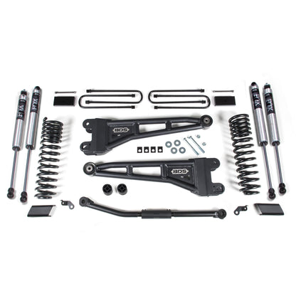 BDS Suspension | 2.5 Inch Lift Kit w/ Radius Arm Ford F450 Super Duty 23-24 W/ Fox 2.0 Performance Shocks | BDS1306FS