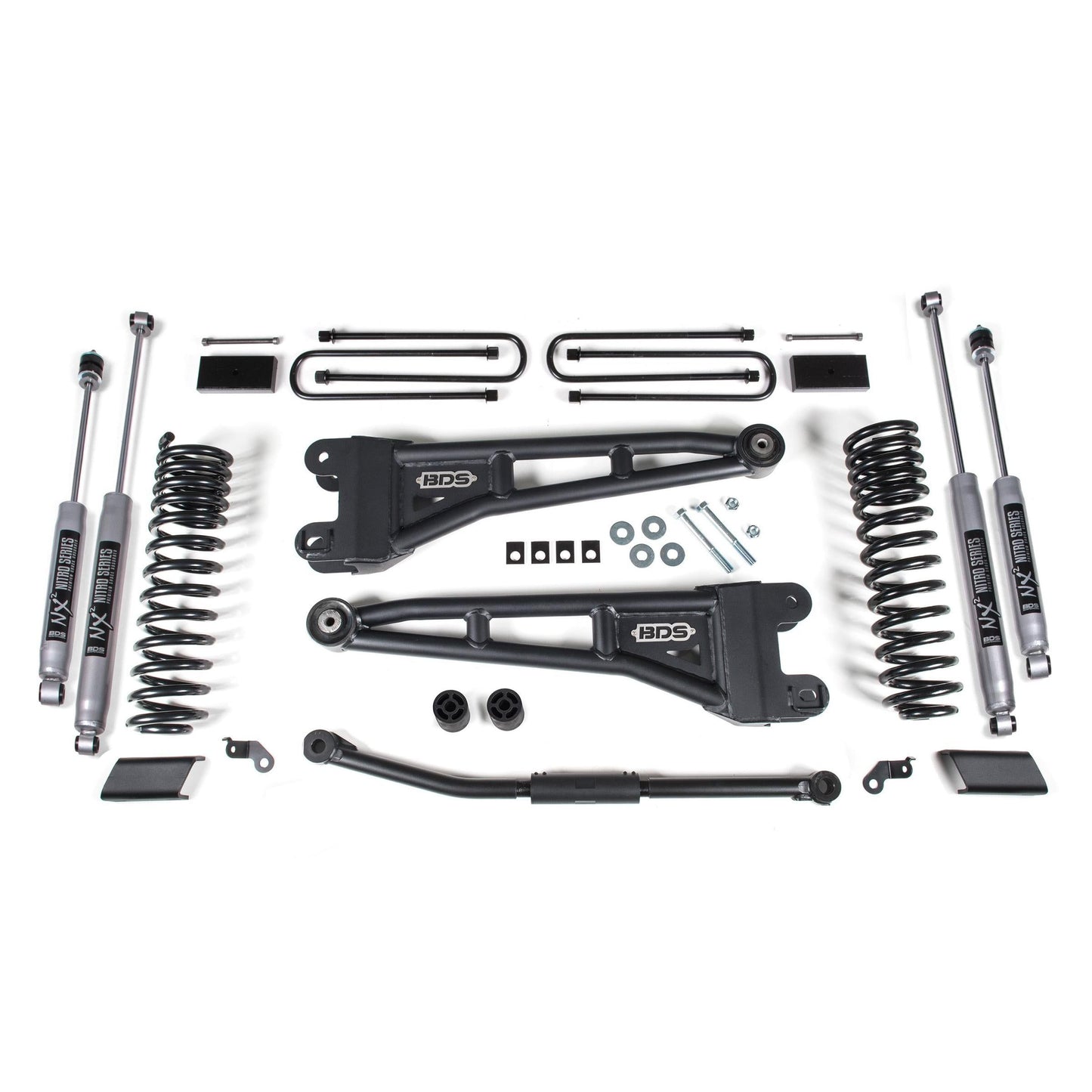 BDS Suspension | 2.5 Inch Lift Kit w/ Radius Arm Ford F450 Super Duty 23-24 W/ NX2 Nitro Shocks | BDS1306H