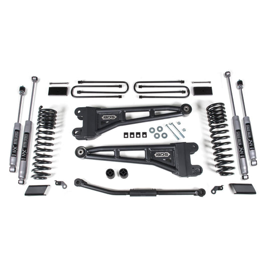 BDS Suspension | 2.5 Inch Lift Kit w/ Radius Arm Ford F450 Super Duty 23-24 W/ NX2 Nitro Shocks | BDS1306H