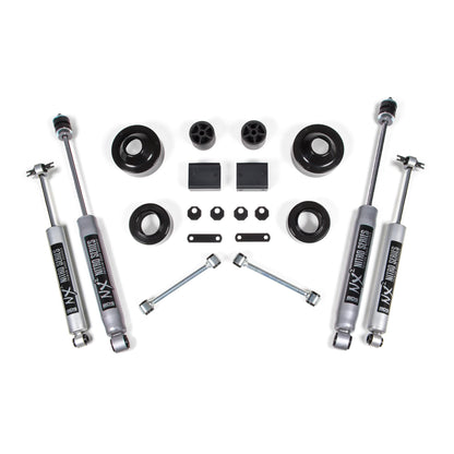 BDS Suspension | 2 Inch Lift Kit Coil Spacer Jeep Wrangler JK 07-11 2-Door NX2 Nitro Shocks | BDS1401H
