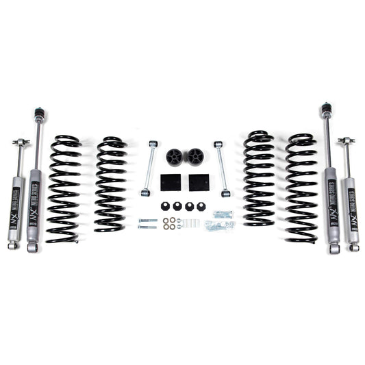 BDS Suspension | 2 Inch Lift Kit Coil Spring Jeep Wrangler JK 07-11 4-Door Fox 2.0 Performance Shocks | BDS1402FS