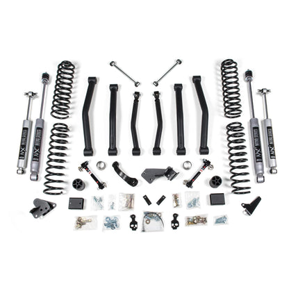 BDS Suspension | 4.5 Inch Lift Kit Jeep Wrangler JK 12-18 4-Door Sway Bar Disconnects Fox 2.0 Performance Shocks | BDS1405FS