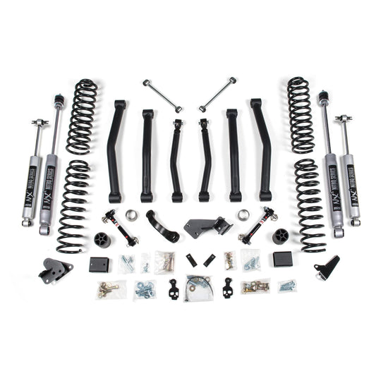 BDS Suspension | 4.5 Inch Lift Kit Jeep Wrangler JK 12-18 4-Door Fixed Link Sway Bar Fox 2.0 Performance Shocks | BDS1406FS