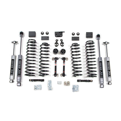 BDS Suspension | 3 Inch Lift Kit Jeep Wrangler JK 07-11 4-Door Fixed Link Sway Bar Fox 2.0 Performance Shocks | BDS1412FS