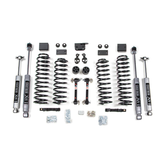 BDS Suspension | 3 Inch Lift Kit Jeep Wrangler JK 07-11 4-Door Fixed Link Sway Bar Fox 2.0 Performance Shocks | BDS1412FS