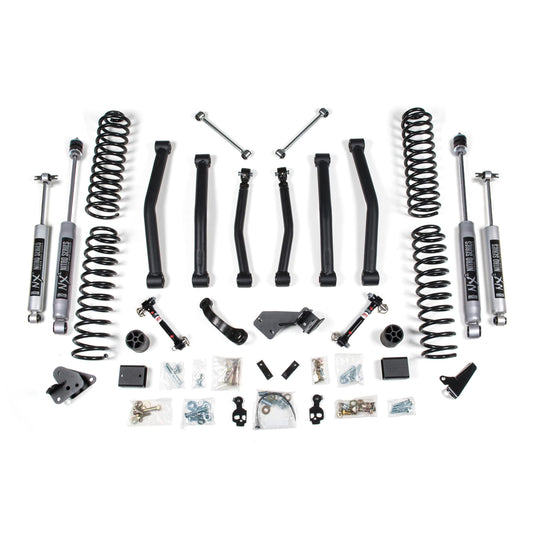 BDS Suspension | 4.5 Inch Lift Kit Jeep Wrangler JK 07-11 4-Door Sway Bar Disconnects Fox 2.5 Performance Elite Shocks | BDS1413FPE