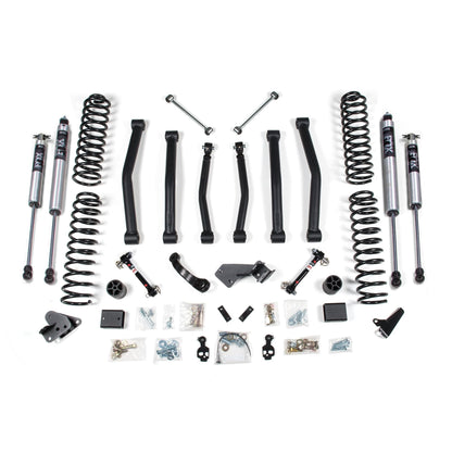 BDS Suspension | 4.5 Inch Lift Kit Jeep Wrangler JK 07-11 4-Door Fixed Sway Bar Link Fox 2.0 Performance Shocks | BDS1414FS
