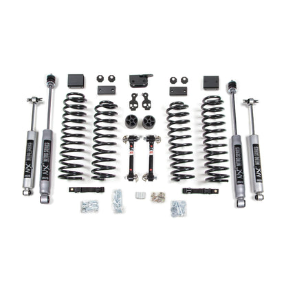 BDS Suspension | 3 Inch Lift Kit Jeep Wrangler JK 07-11 2-Door Fixed Sway Bar Links NX2 Nitro Shocks | BDS1424H