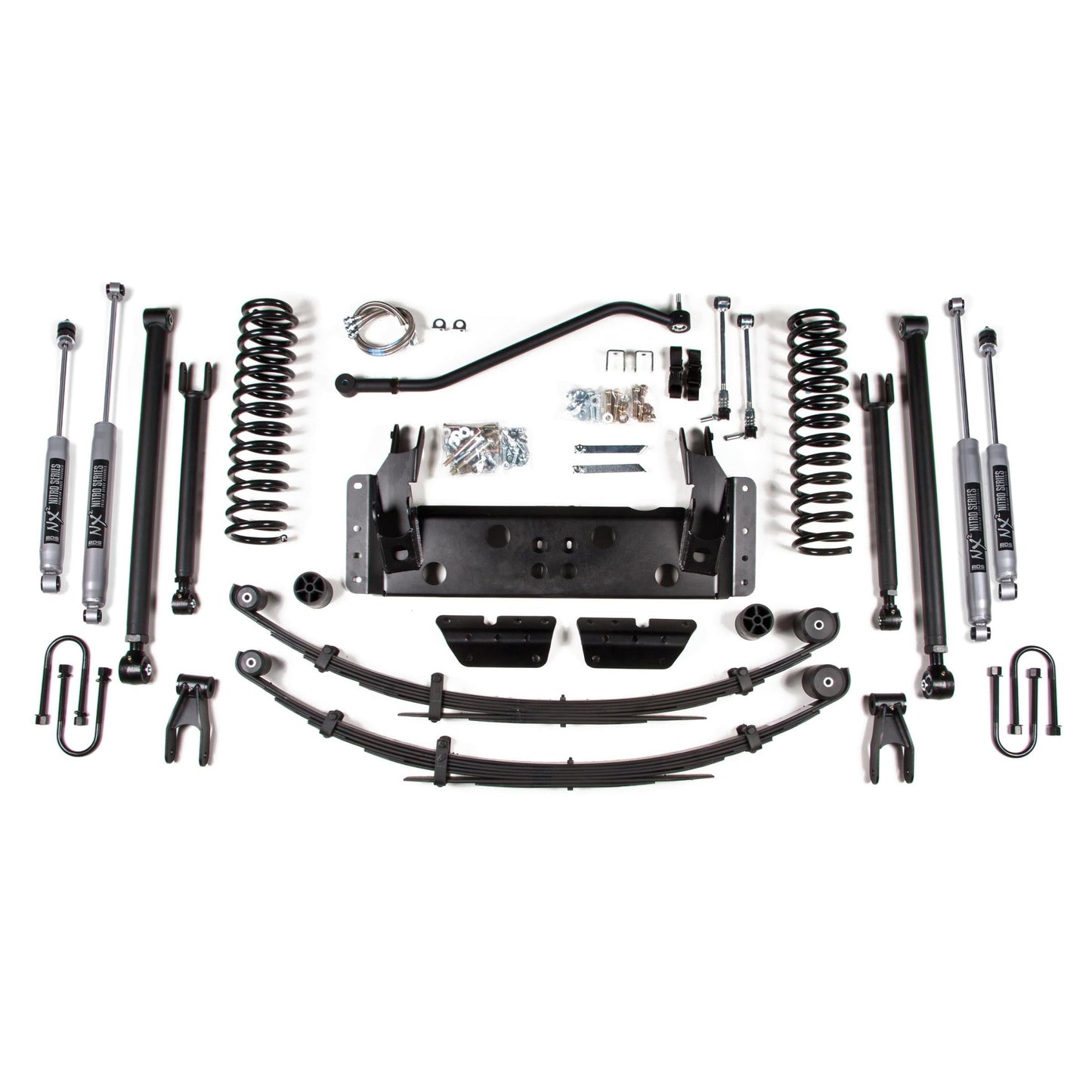 BDS Suspension | 4.5 Inch Lift Kit Long Arm Jeep Cherokee XJ 84-01 Chrysler 8.25 Fox 2.0 Performance Shocks | BDS1427FS