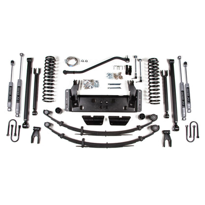 BDS Suspension | 4.5 Inch Lift Kit Long Arm Jeep Cherokee XJ 84-01 Chrysler 8.25 Fox 2.0 Performance Shocks | BDS1427FS
