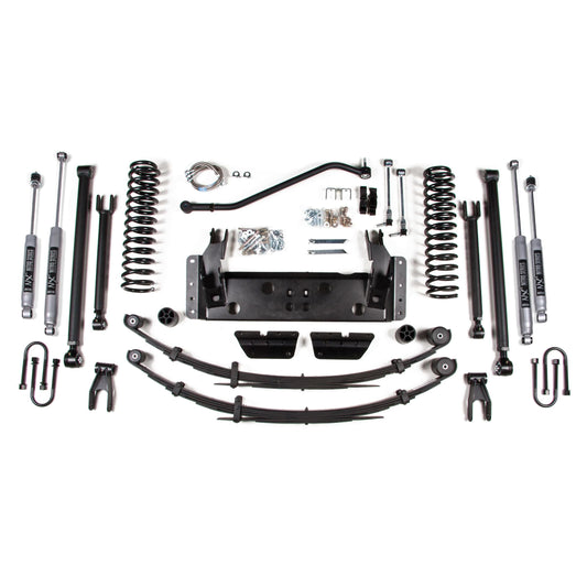 BDS Suspension | 4.5 Inch Lift Kit Long Arm Jeep Cherokee XJ 84-01 Chrysler 8.25 Fox 2.0 Performance Shocks | BDS1427FS
