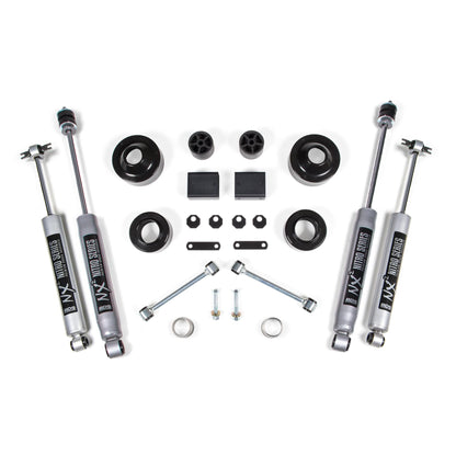 BDS Suspension | 2 Inch Lift Kit Coil Spacer Jeep Wrangler JK 12-18 2-Door NX2 Nitro Shocks | BDS1429H