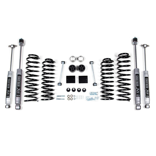 BDS Suspension | 2 Inch Lift Kit Coil Spring Jeep Wrangler JK 12-18 4-Door Fox 2.0 Performance Shocks | BDS1430FS