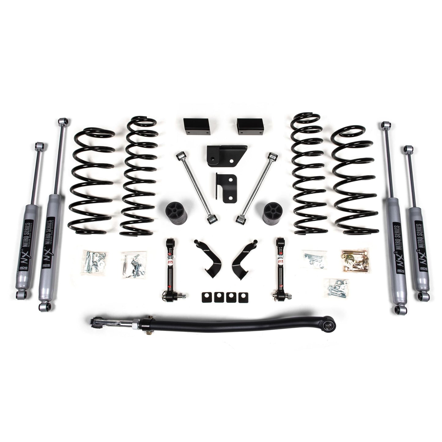 BDS Suspension | 3 Inch Lift Kit Jeep Wrangler JL 18-25 4-Door Fox 2.5 Performance Shocks | BDS1437PS