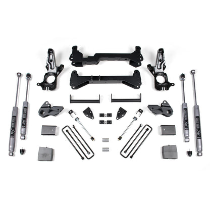 BDS Suspension | 7 Inch Lift Kit Silverado/Sierra 2500HD 01-10 2WD Carrier Above Crossmember W/ Fox 2.0 Performance Shocks | BDS149FS