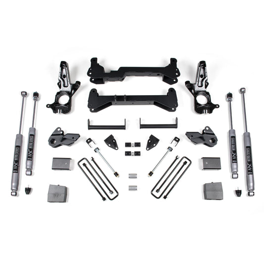 BDS Suspension | 7 Inch Lift Kit Silverado/Sierra 2500HD 01-10 2WD Carrier Above Crossmember W/ Fox 2.0 Performance Shocks | BDS149FS