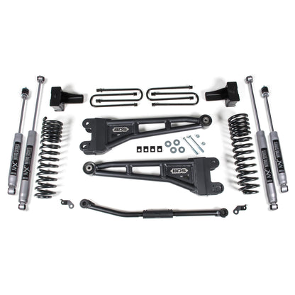 BDS Suspension | 2.5 Inch Lift Kit w/ Radius Arm Ford F250/F350 Super Duty 11-16 4WD Diesel 4 Inch Rear Lift Block Kit Fox 2.0 Performance Shocks | BDS1509FS