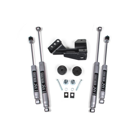 BDS Suspension | 2 Inch Leveling Kit Coil Spacer Ford F250/F350 Super Duty 17-22 4WD NX2 Nitro Shocks | BDS1519H