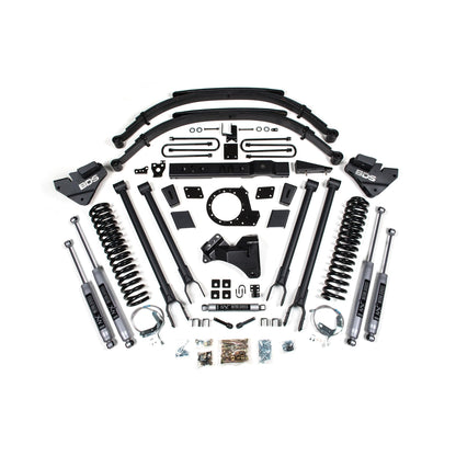 BDS Suspension | 8 Inch Lift Kit 4-Link Conversion Ford F250/F350 Super Duty 17-19 4WD Diesel Fox 2.0 Performance Shocks | BDS1541FS