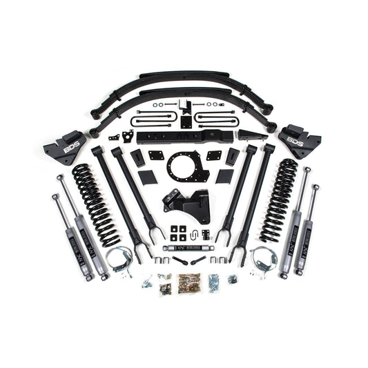 BDS Suspension | 8 Inch Lift Kit 4-Link Conversion Ford F250/F350 Super Duty 17-19 4WD Diesel Fox 2.0 Performance Shocks | BDS1541FS