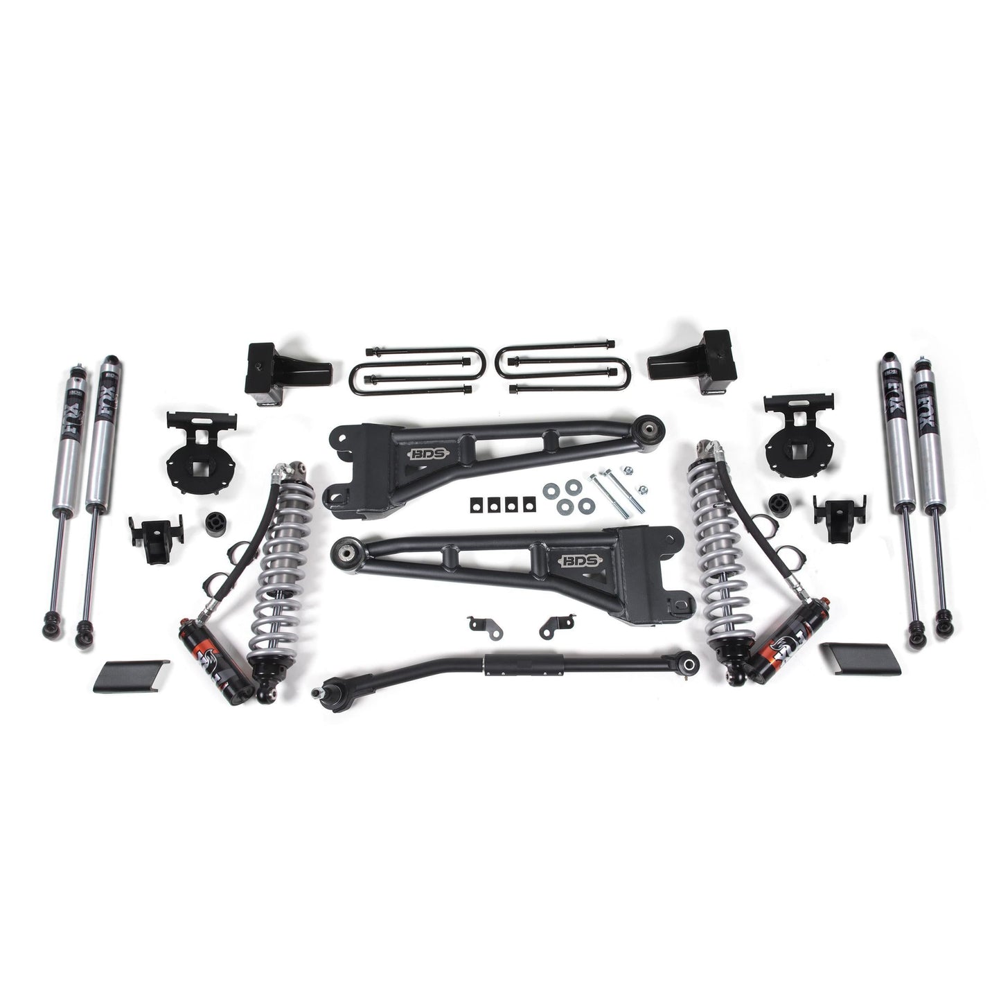 BDS Suspension | 2.5 Inch Lift Kit w/ Radius Arm FOX 2.5 Performance Elite Coil-Over Conversion Ford F250/F350 Super Duty 17-19 4WD Diesel | BDS1543FPE