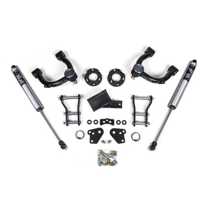 BDS Suspension | 3.5 Inch Lift Kit Ford Ranger 19-23 4WD Cast Aluminum Knuckle Fox 2.0 Performance Shocks | BDS1545FS