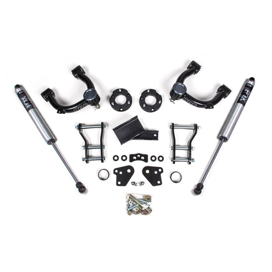 BDS Suspension | 3.5 Inch Lift Kit Ford Ranger 19-23 4WD Cast Aluminum Knuckle Fox 2.0 Performance Shocks | BDS1545FS