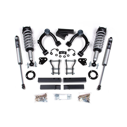 BDS Suspension | 3.5 Inch Lift Kit FOX 2.0 Coil-Over Ford Ranger 19-23 4WD Cast Aluminum Fox 2.0 Performance Shocks | BDS1545FSL