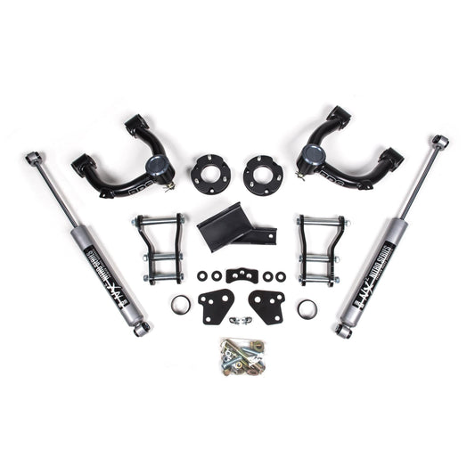 BDS Suspension | 3.5 Inch Lift Kit Ford Ranger 19-23 4WD Cast Aluminum Knuckle NX2 Nitro Shocks | BDS1545H