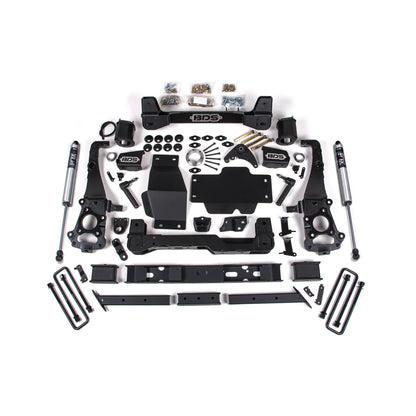 BDS Suspension | 6 Inch Lift Kit Ford Ranger 19-23 4WD Cast Aluminum Knuckle Fox 2.0 Performance Shocks | BDS1547FS