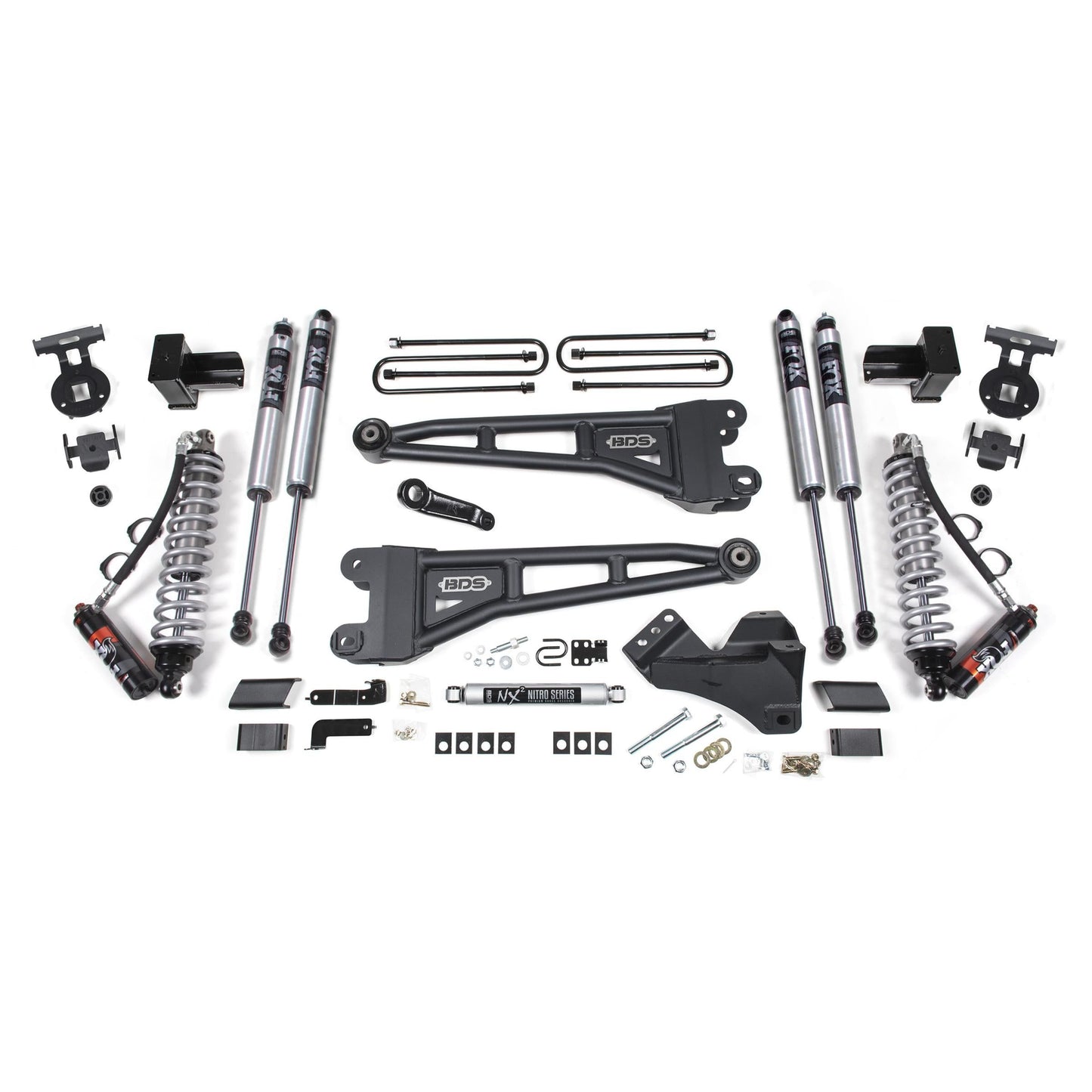 BDS Suspension | 5 Inch Lift Kit w/ Radius Arm FOX 2.5 Performance Elite Coil-Over Conversion Ford F250/F350 Super Duty 20-22 4WD Diesel | BDS1551FPE