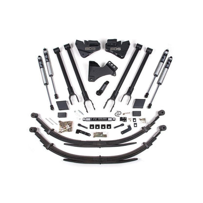 BDS Suspension | 5 Inch Lift Kit w/ 4-Link Ford F250/F350 Super Duty 20-22 4WD Diesel Leaf Springs Fox 2.0 Performance Shocks | BDS1569FS