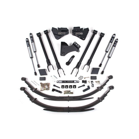 BDS Suspension | 5 Inch Lift Kit w/ 4-Link Ford F250/F350 Super Duty 20-22 4WD Diesel Leaf Springs Fox 2.0 Performance Shocks | BDS1569FS
