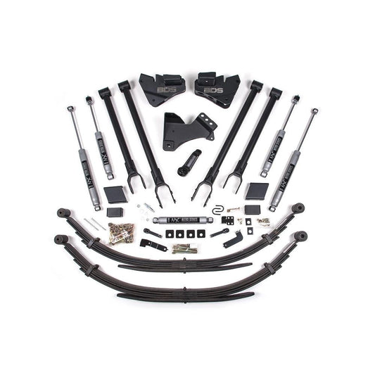 BDS Suspension | 5 Inch Lift Kit w/ 4-Link Ford F250/F350 Super Duty 20-22 4WD Gas Leaf Springs NX2 Nitro Shocks | BDS1570H